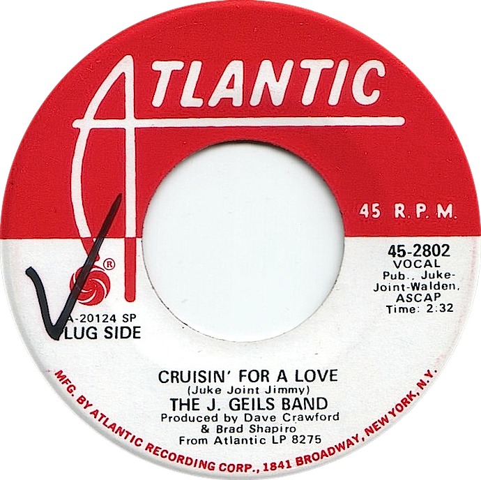 1971 - Cruisin' For A Love / Wait, USA, Promo