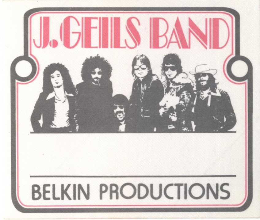 1970 S Belkin Backstage Pass The J Geils Band Net
